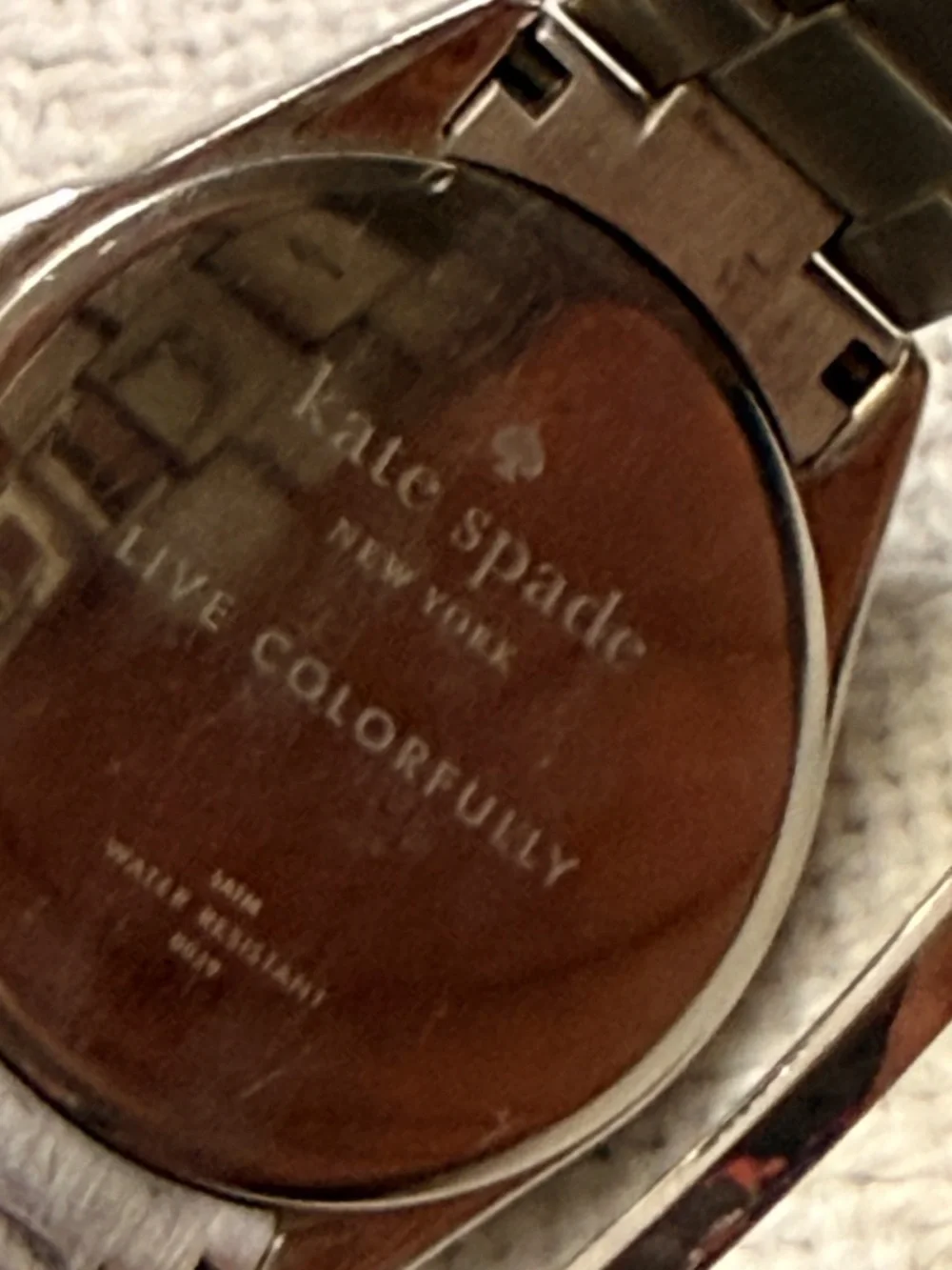 Kate Spade Silver Stainless Steel Link Wrist Watch #22